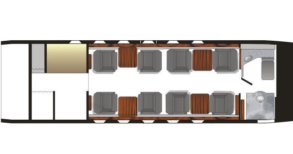 Challenger 300 Floor Plan