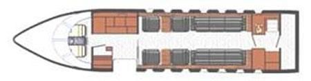 Challenger 604 Floor Plan