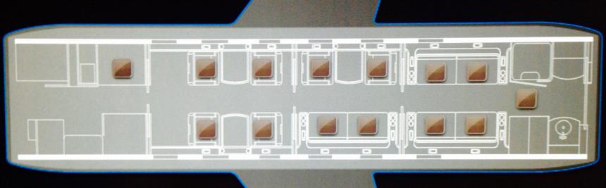 Gulfstream G-V Floor Plan