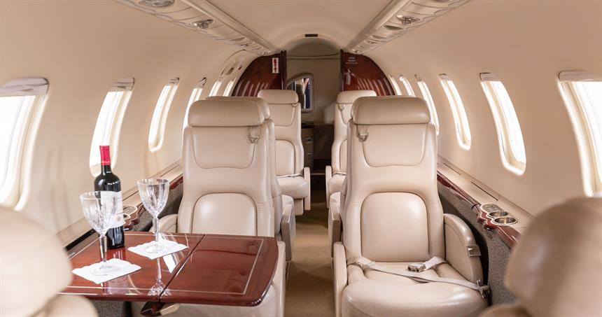 Learjet 45 Interior