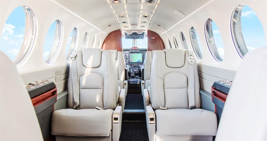 King Air 350 Interior