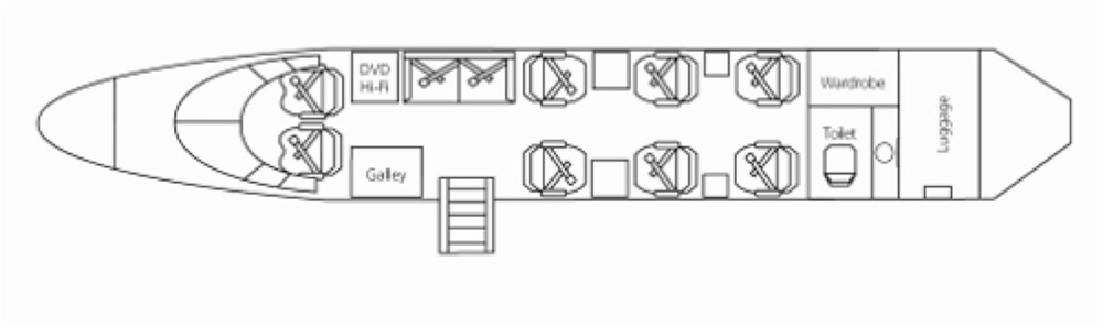 Citation III Floor Plan