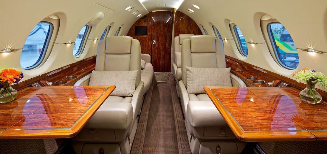 Hawker 800XP Interior