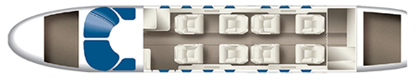 Citation X Floor Plan