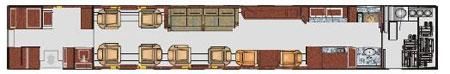 Gulfstream G-V Floor Plan